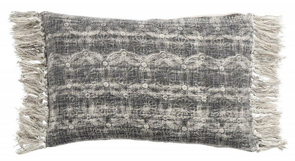 FUNDA DE COJIN NATURAL CON ESTAMPADO CIRCULOS - CARMAN Showroom