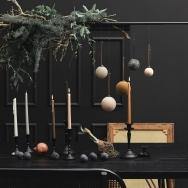 COLGADOR NAVIDEÑO CRISTAL COLOR HUMO - CARMAN Showroom
