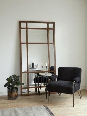 MACETERO MARRON OSCURO ARTE MEDIANO - CARMAN Showroom